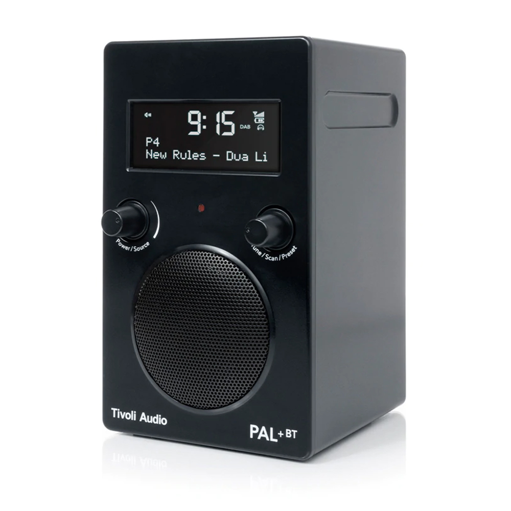 Tivoli Audio PAL+ BT digitales Radio mit Akku (FM/DAB+/AUX/Bluetooth) black schwarz