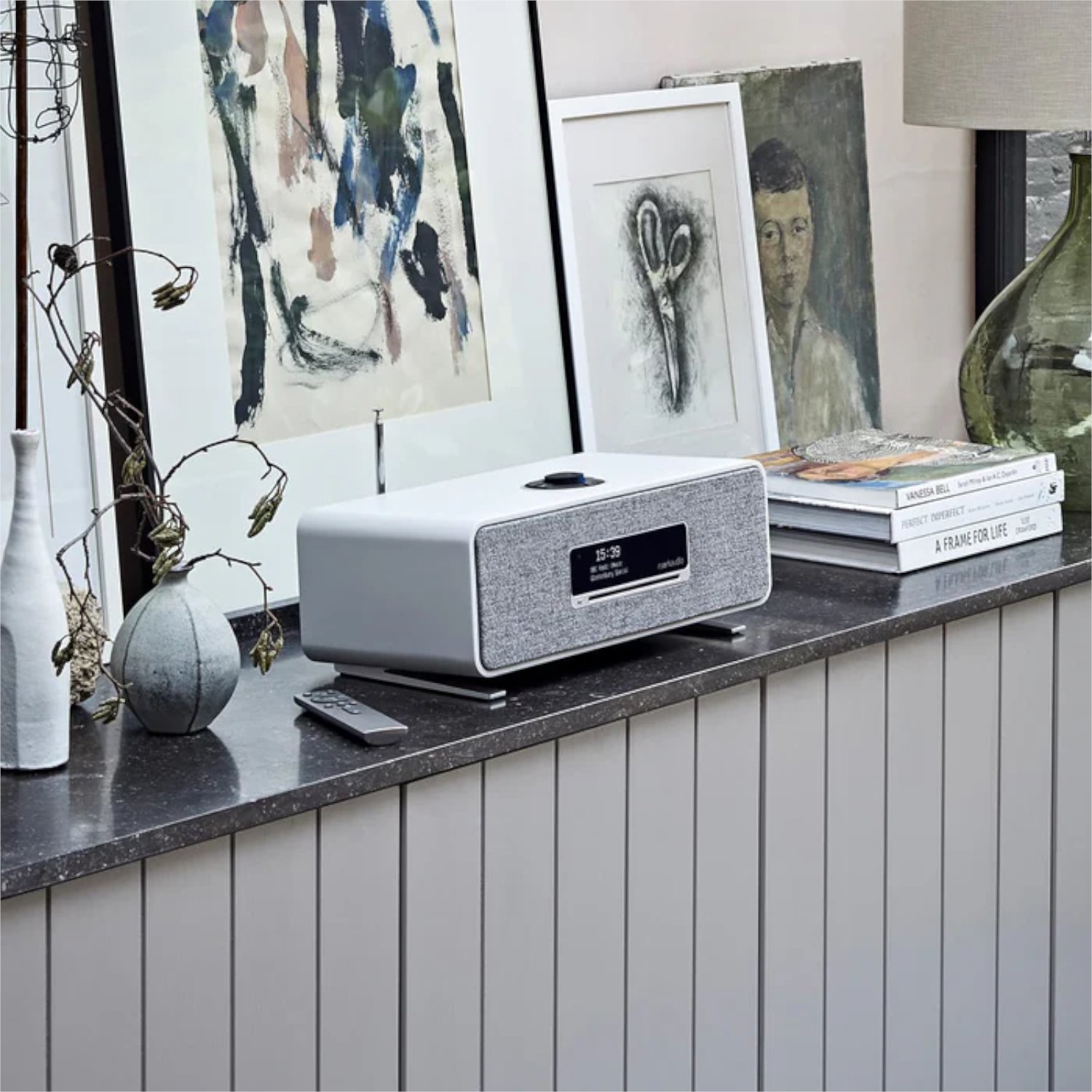 ruarkaudio R3S Musik-System CD/UKW/DAB+/Internet/Bluetooth/USB, Grau