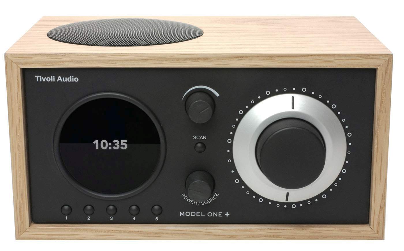 Tivoli Audio Model ONE+ FM/DAB+ Radio mit Bluetooth Eiche/schwarz inkl. Fernbedienung