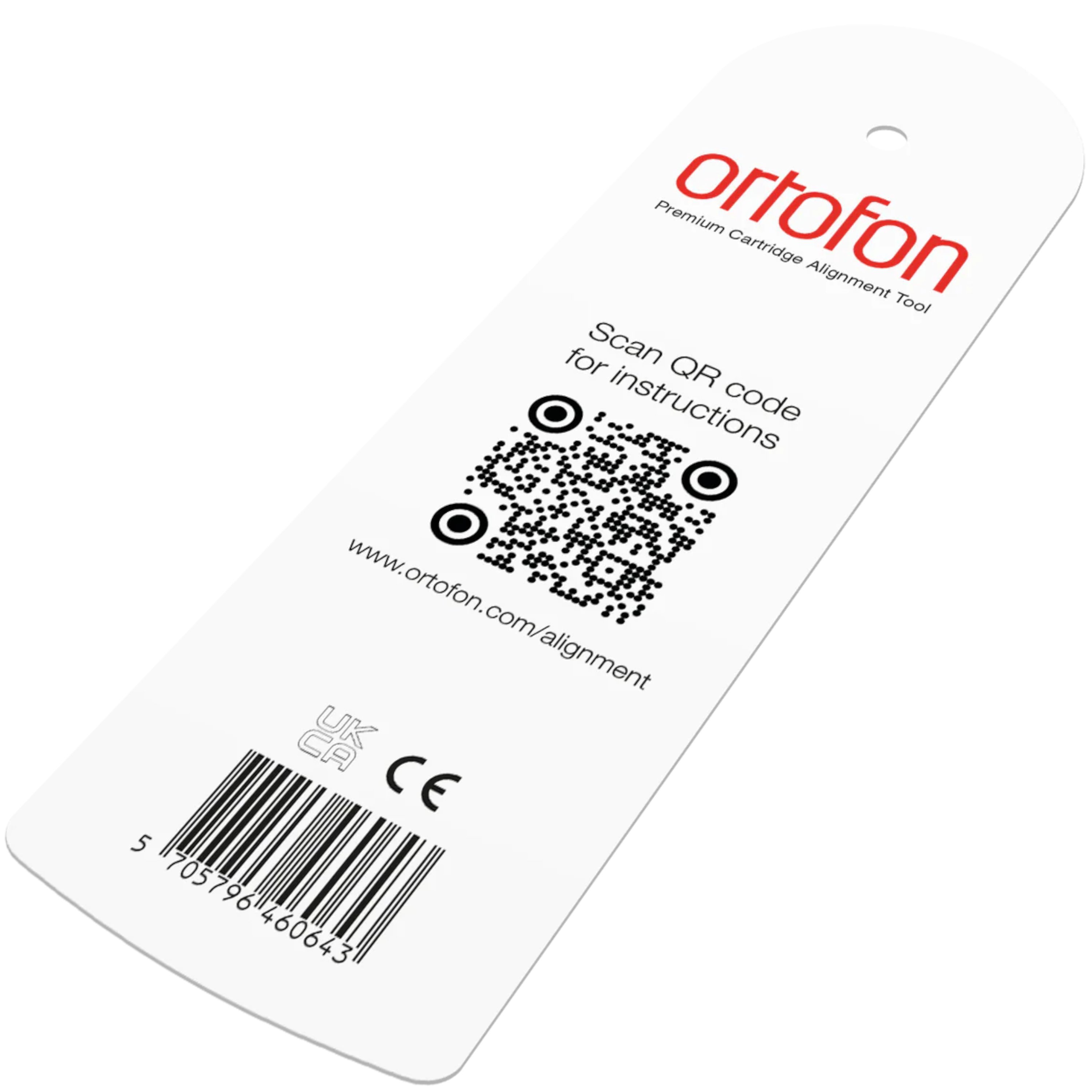 Ortofon Premium Einstell-/Überhangschablone Ortofon Premium Einstell-/Überhangschablone