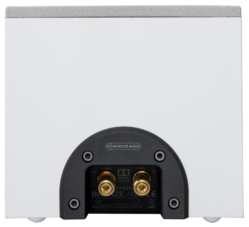 Auspackartikel - Monitor Audio Bronze AMS (6G) Atmos-Lautsprecher weiß  (Frontseite grau) (Paar)