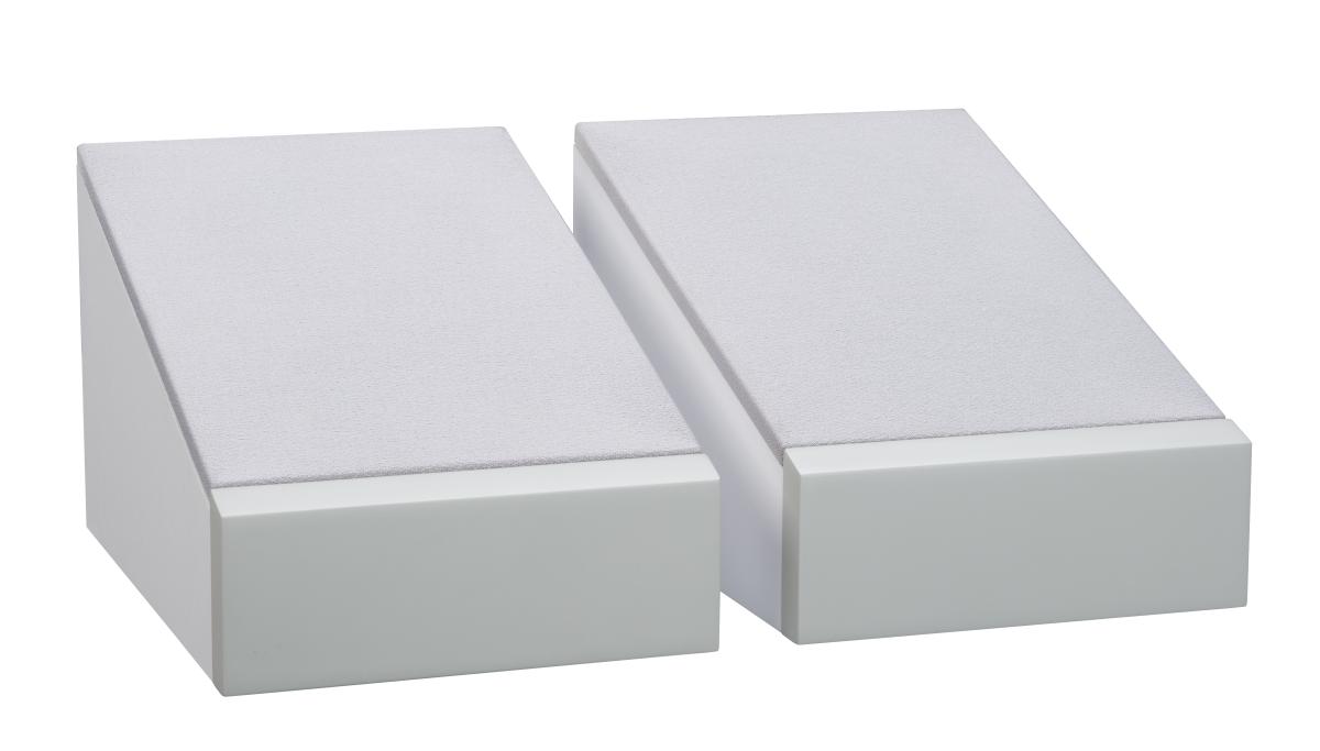 Auspackartikel - Monitor Audio Bronze AMS (6G) Atmos-Lautsprecher weiß  (Frontseite grau) (Paar)