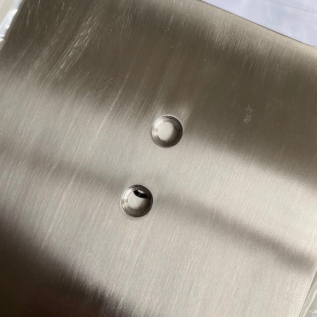 Auspackartikel - NorStone Lautsprecherständer EPUR silber Glasfuß 60cm (Paar)