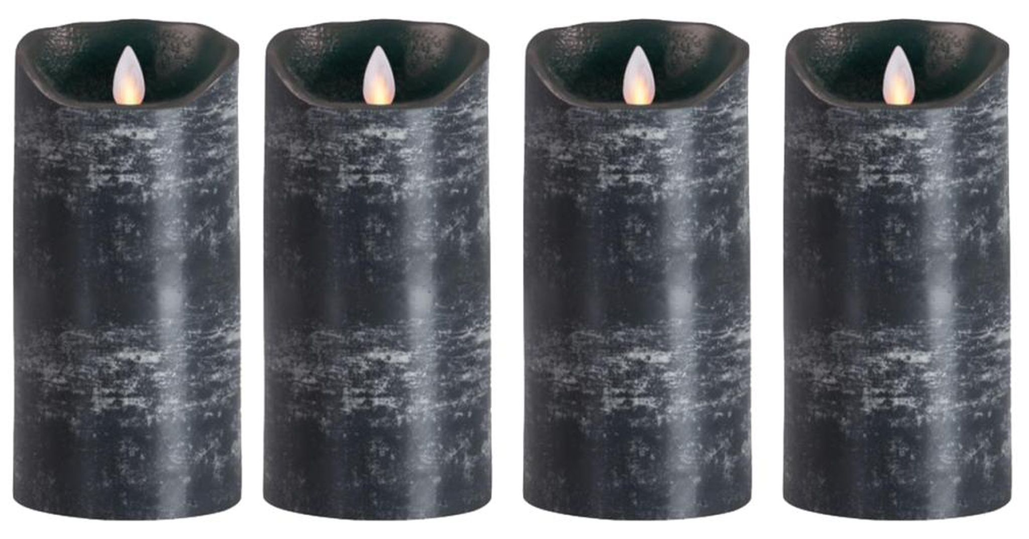 Sompex Flame LED Echtwachskerzen 4er Set 18cm Adventskranz viel Farben