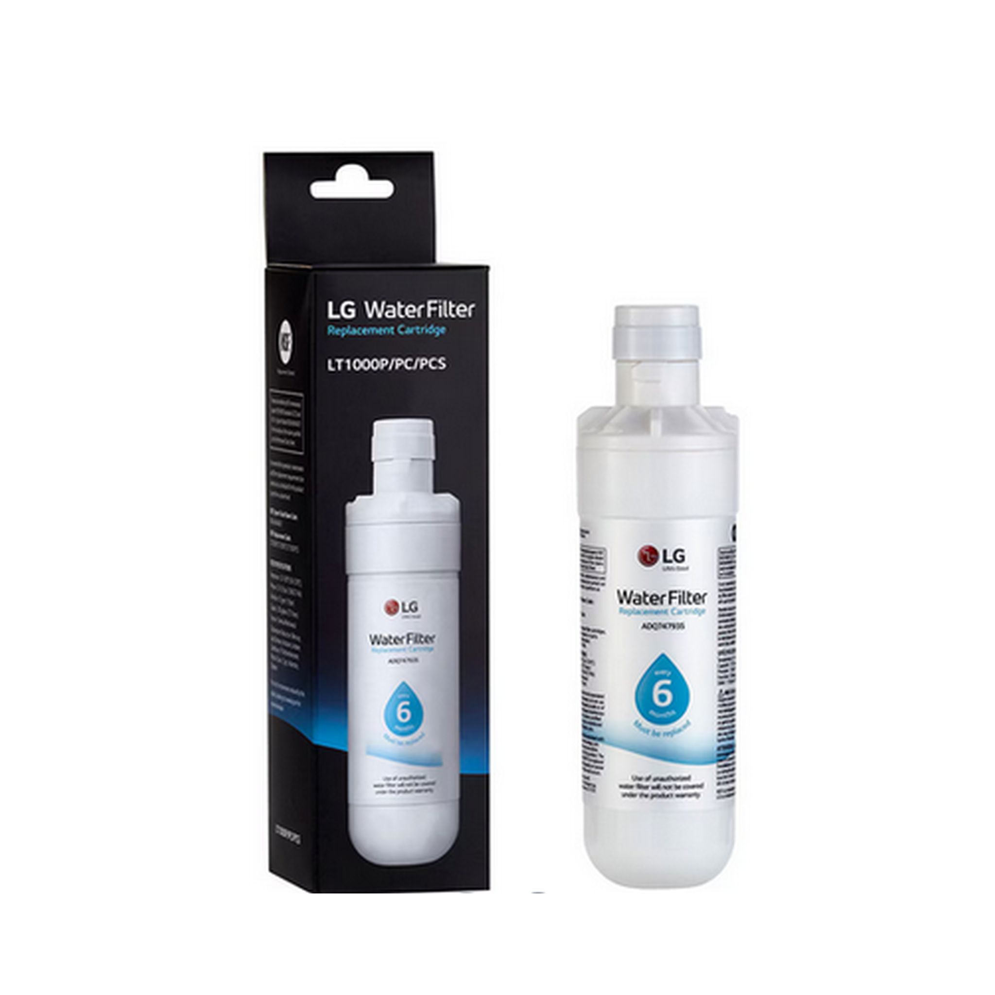 LG Goldstar LT1000P AGF80300704 Wasserfilter Weiß für Kühlschrank