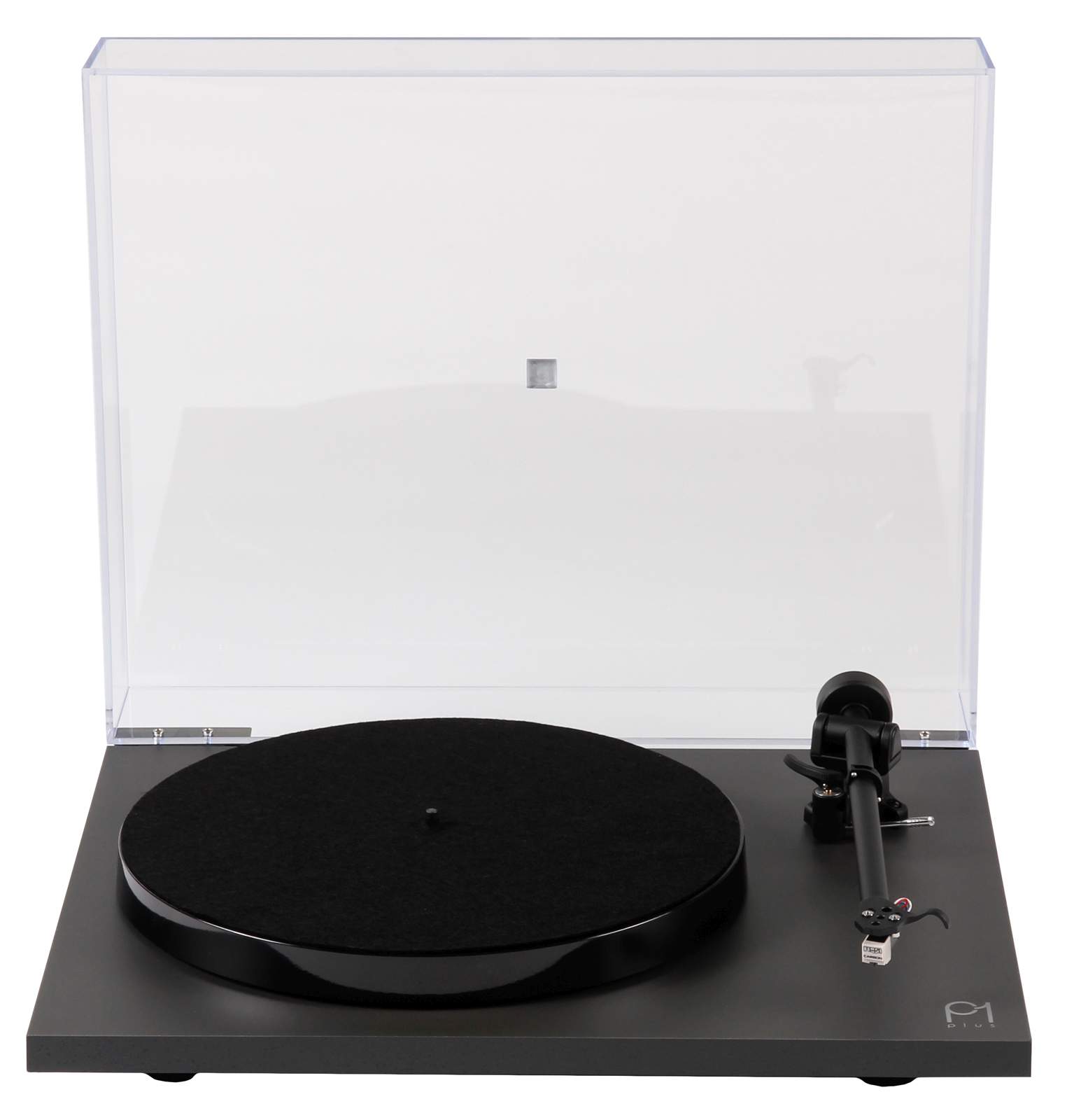 Rega Planar 1 Plus inkl. MM-Tonabnehmer, integrierte Phonovorstufe, schwarz (matt)