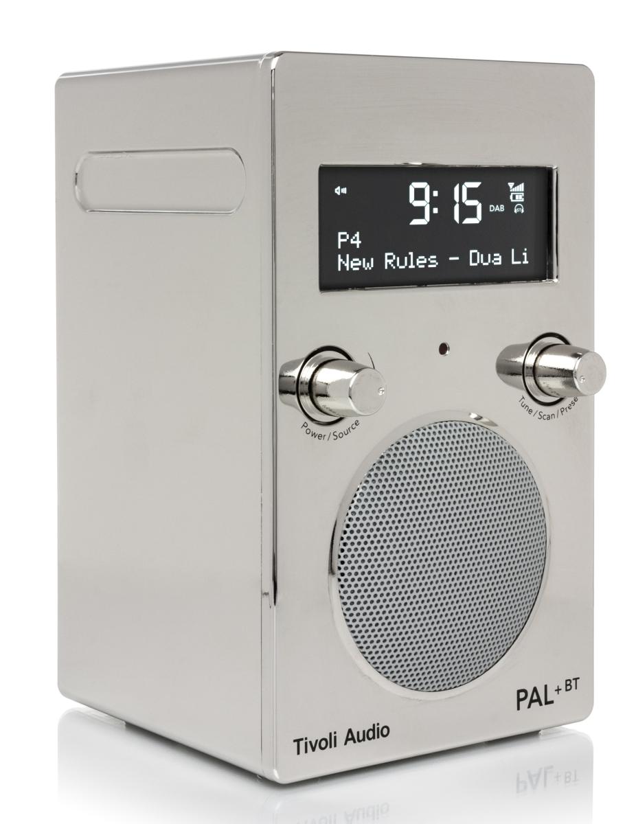 Tivoli Audio PAL+ BT dig. Radio mit Akku (FM/DAB+/AUX/Bluetooth) chrom B-Ware