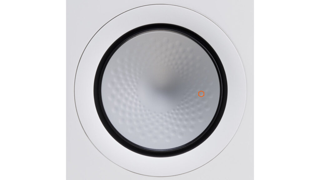 Monitor Audio 2x Kompaktlautsprecher Silver 50 7G Lack Weiß Seidenmatt, Regal