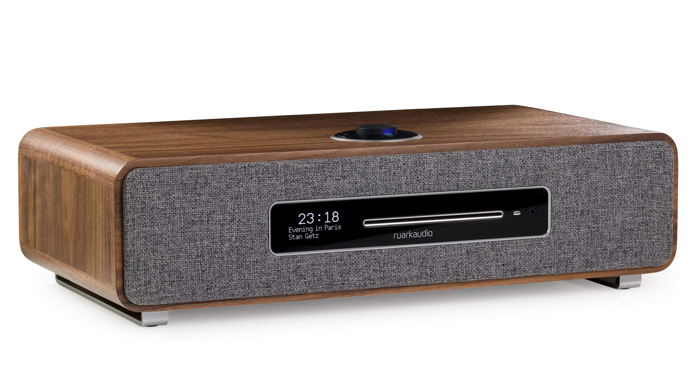 ruarkaudio R5 MK 1 Musiksystem FM/DAB+/CD/Bluetooth/W-LAN Walnuss