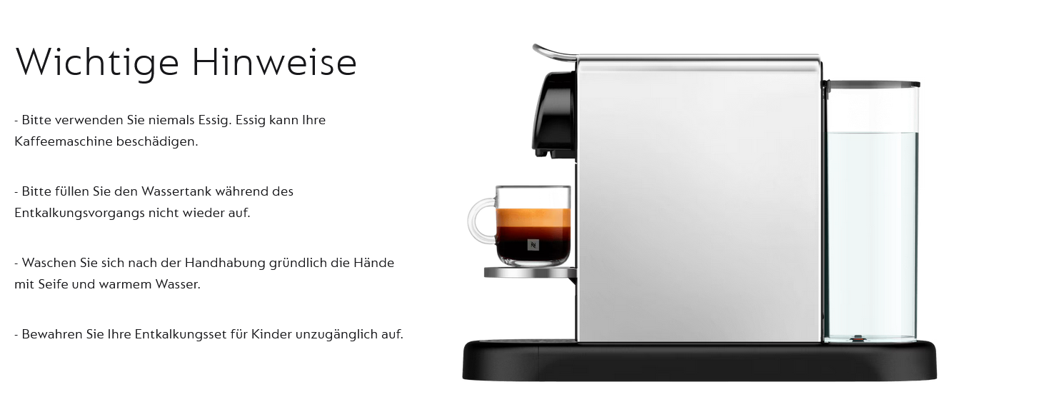 Nespresso Reinigungs- und Entkalkerset NDA-16 - 2er Pack (je100ml)