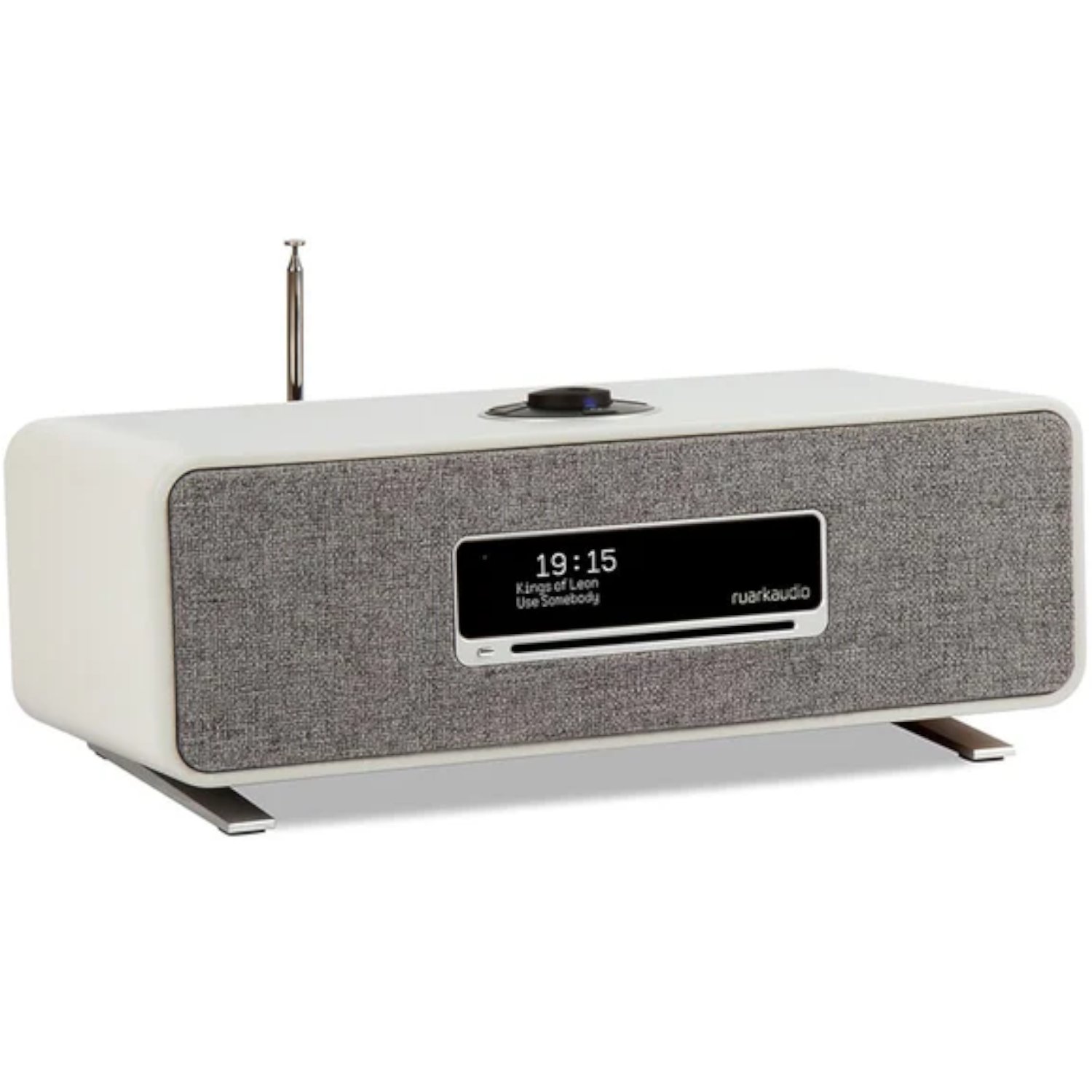 ruarkaudio R3S Musik-System CD/UKW/DAB+/Internet/Bluetooth/USB, Grau
