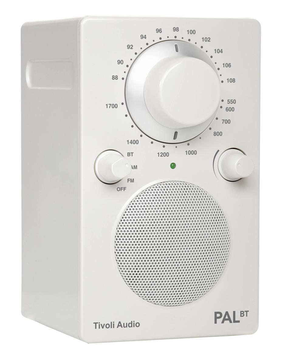 Aussteller - Tivoli Audio PAL BT portables Radio mit Akku (AM/FM/AUX/Bluetooth) white weiß