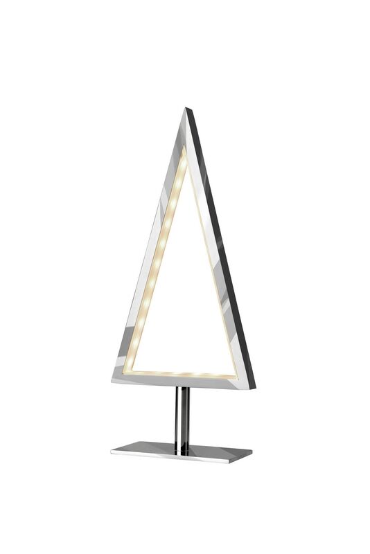 SOMPEX PINE-S Tischleuchte 28cm aluminium chrom