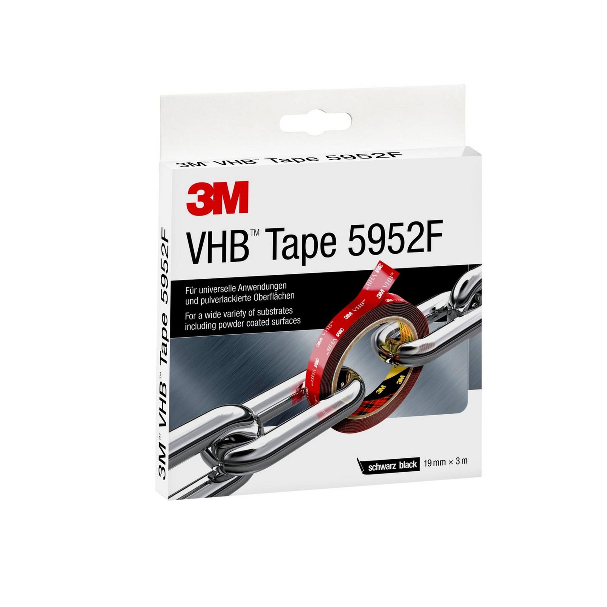 3M VHB Klebeband 5952F doppelseitig schwarz Stark 3M VHB Klebeband 5952F doppelseitig schwarz Stark