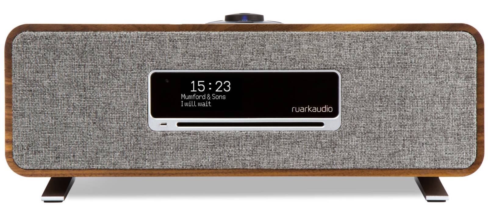 Auspackartikel - ruarkaudio R3 MK1 Musik-System CD/UKW/DAB+/Internet/Bluetooth/USB, Walnuss