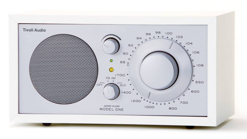 B-Ware - Tivoli Audio Model ONE Radio Weiss / Silber