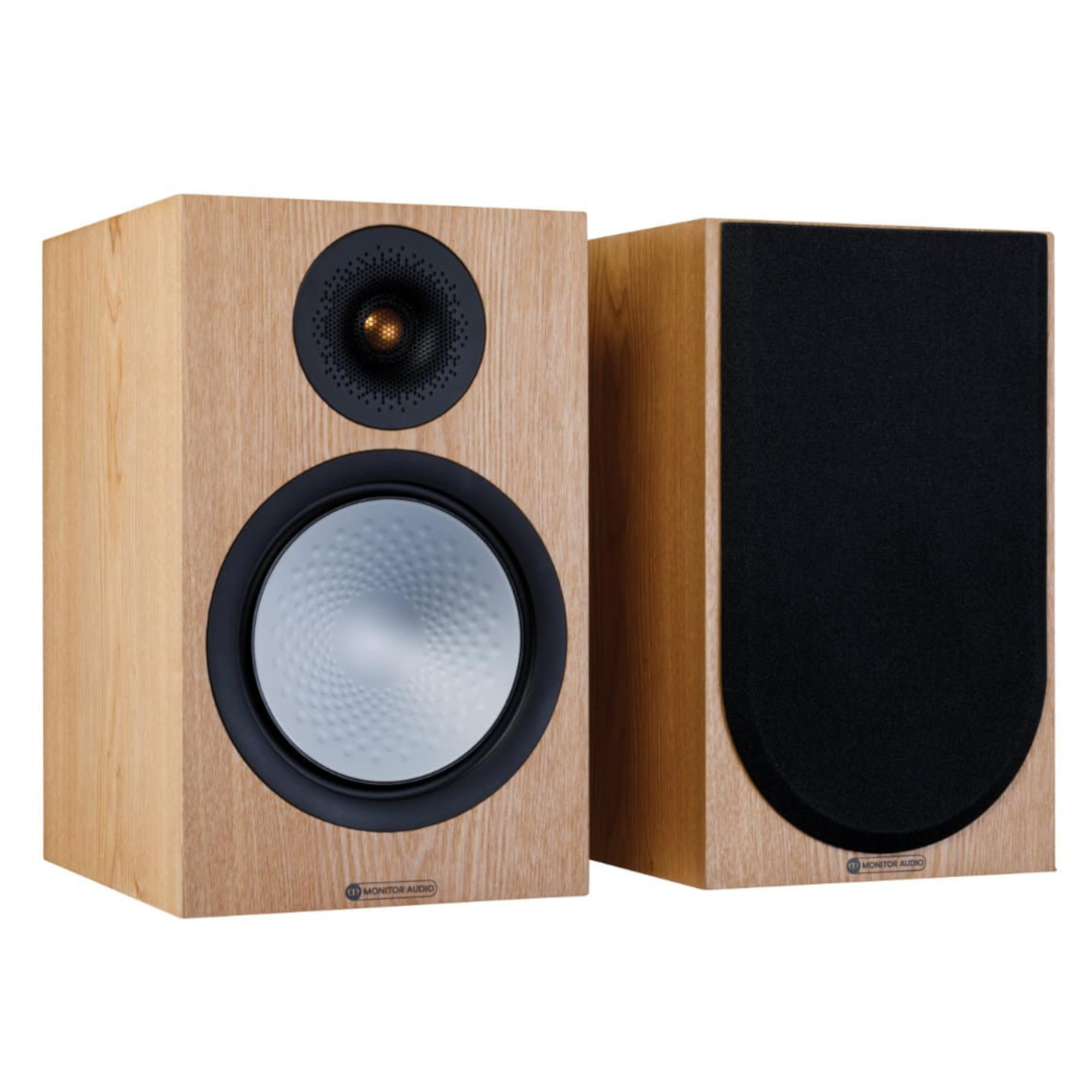 Monitor Audio 2x Kompaktlautsprecher Silver 100 7G Echtholzfurnier Esche