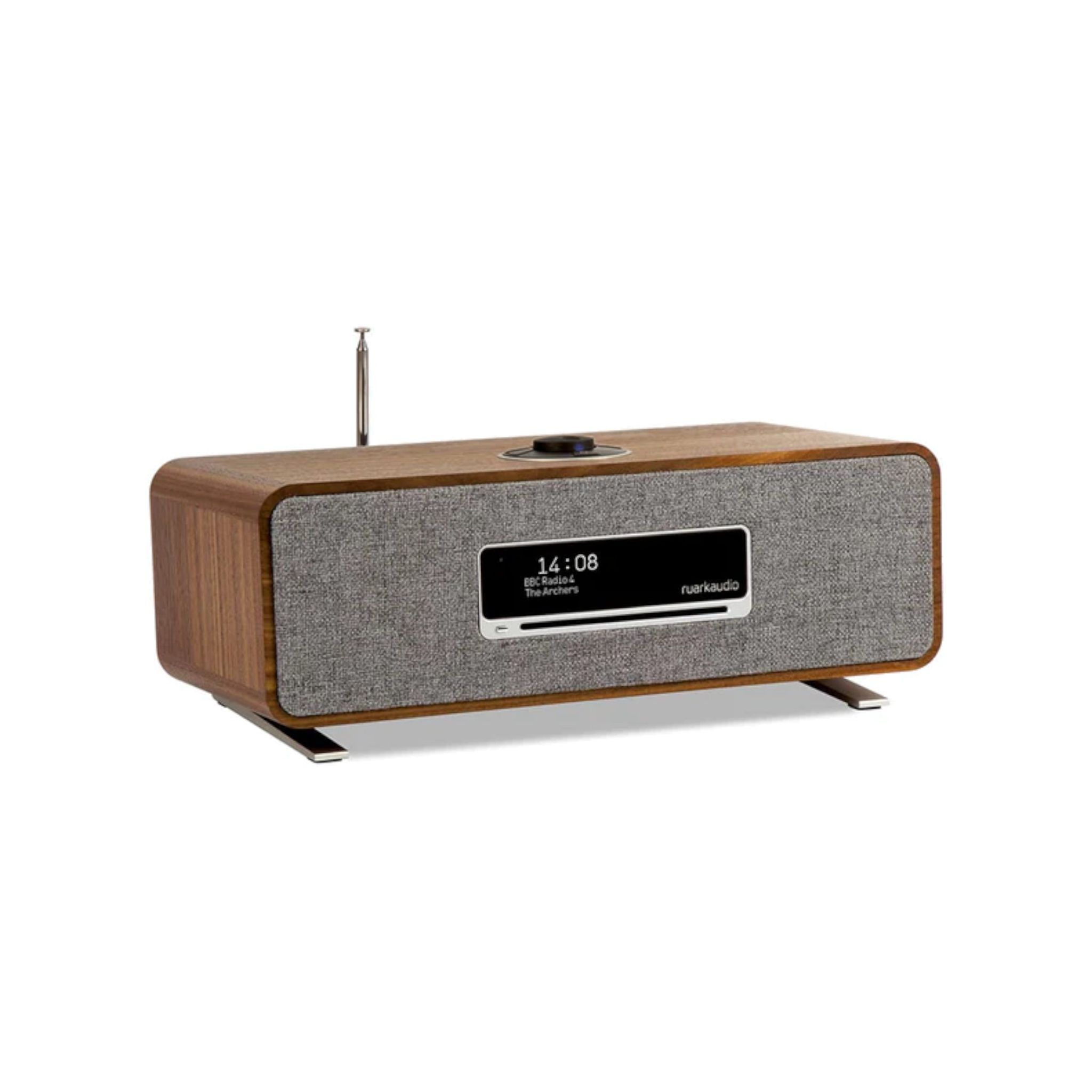 Ruark Audio R410 All-In-One Musik-Streaming-Radio Walnuss/Grau