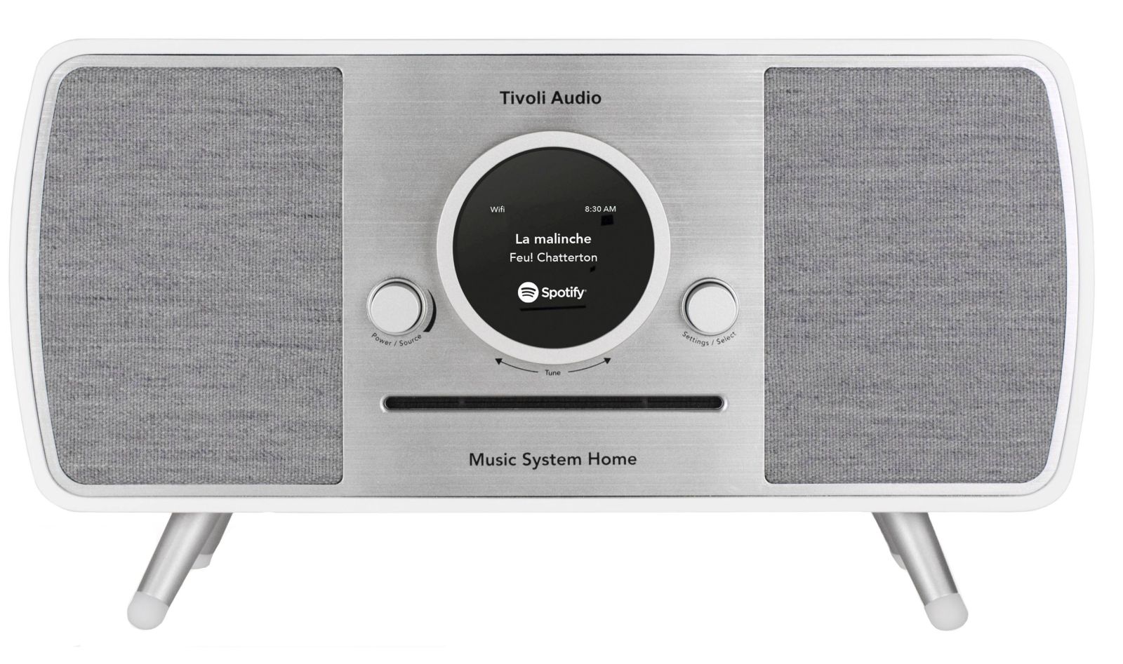 Tivoli Audio Music System Home All-in-one FM/DAB+/WiFi/CD/LAN Weiß/grau