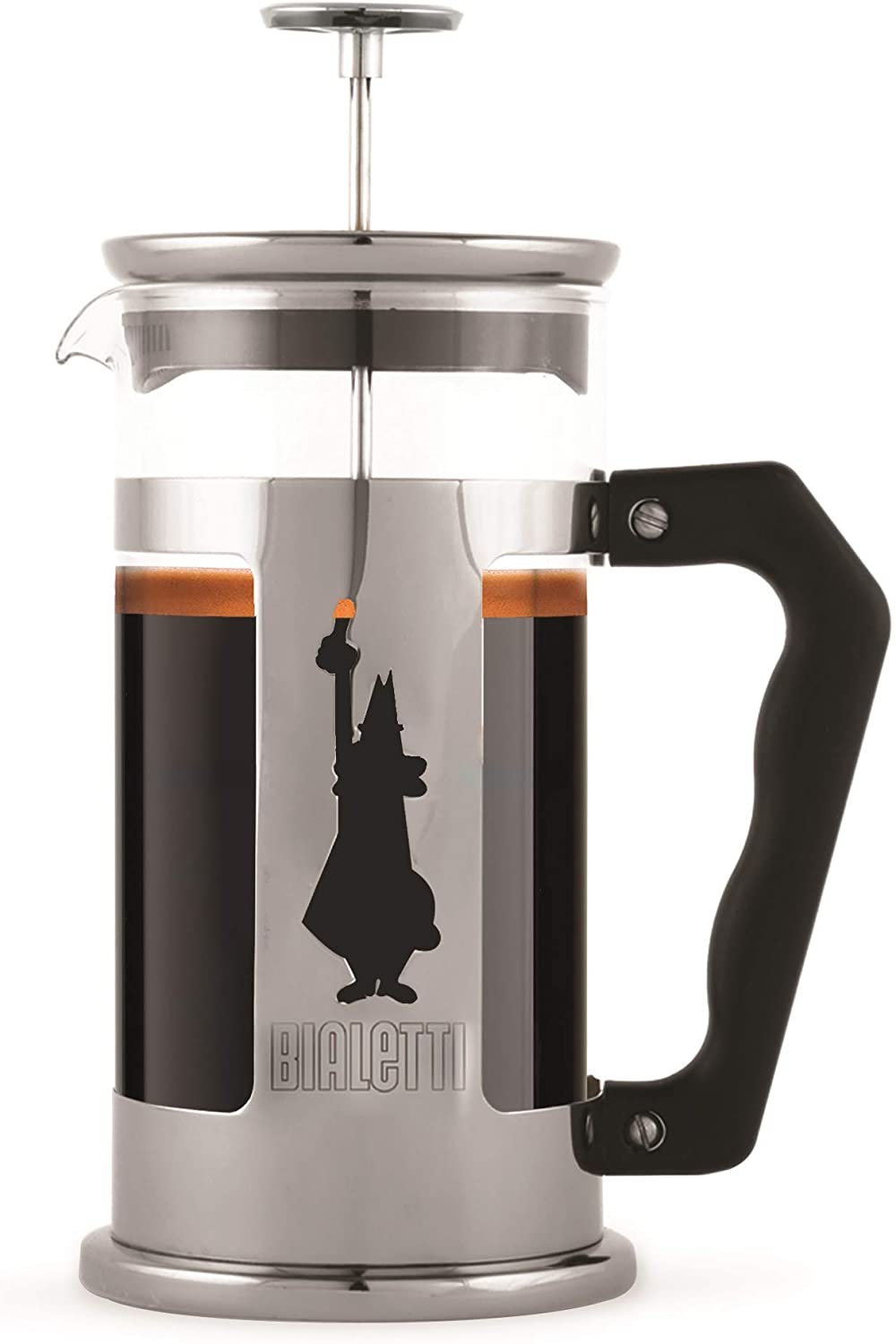 Bialetti Preziosa Kaffeebereiter Teebereiter Espressokocher Silber 0,35L French