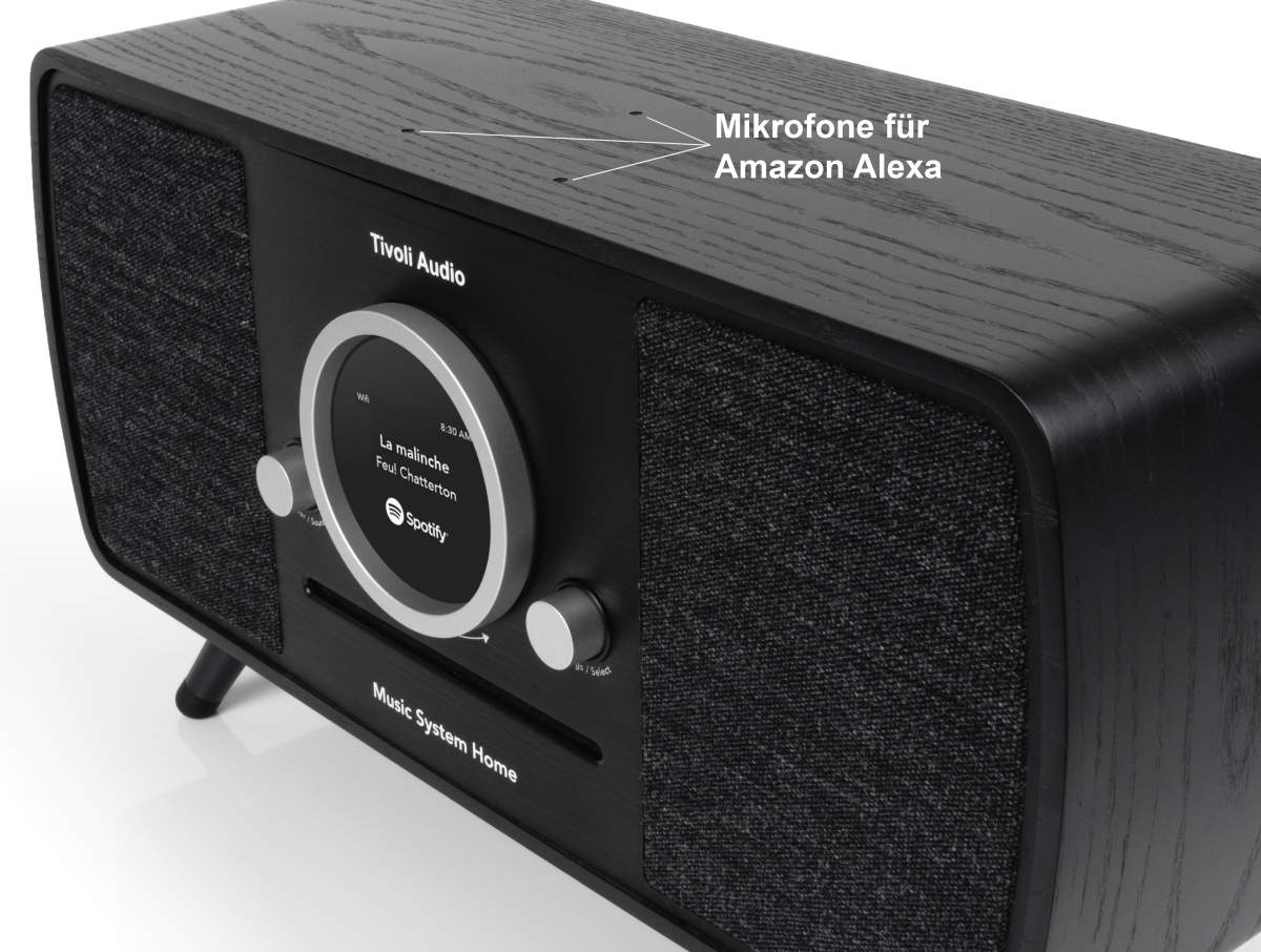 ausgelistet - Tivoli Audio Music System Home All-in-one FM/DAB+/WiFi/CD/LAN Schwarz/schwarz