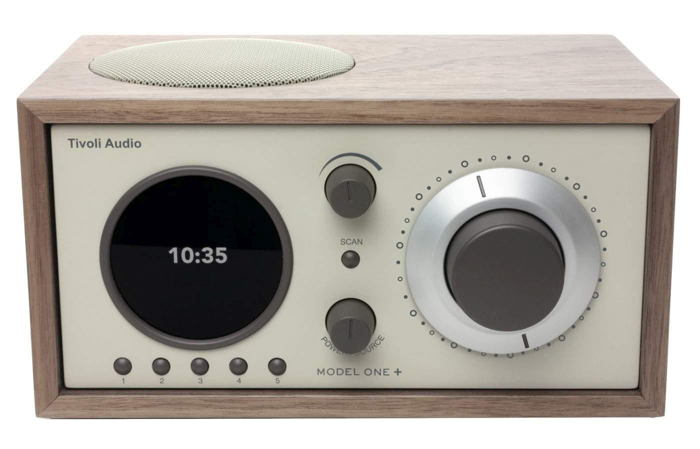 B-Ware - Tivoli Audio Model ONE+ FM/DAB+ Radio mit Bluetooth Walnuss/beige