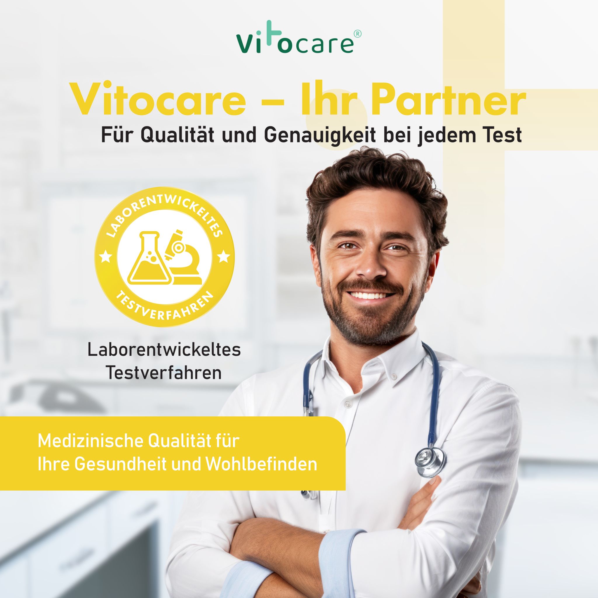 Vitocare Urin Teststreifen mit 10 Parametern 125 Stück