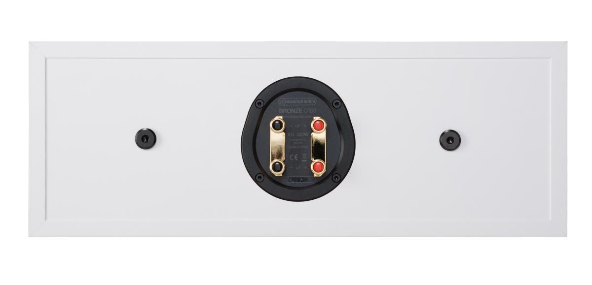 Auspackartikel - Monitor Audio Bronze C150 (6G) Center-Lautsprecher weiß (Frontseite grau), 1 Stück