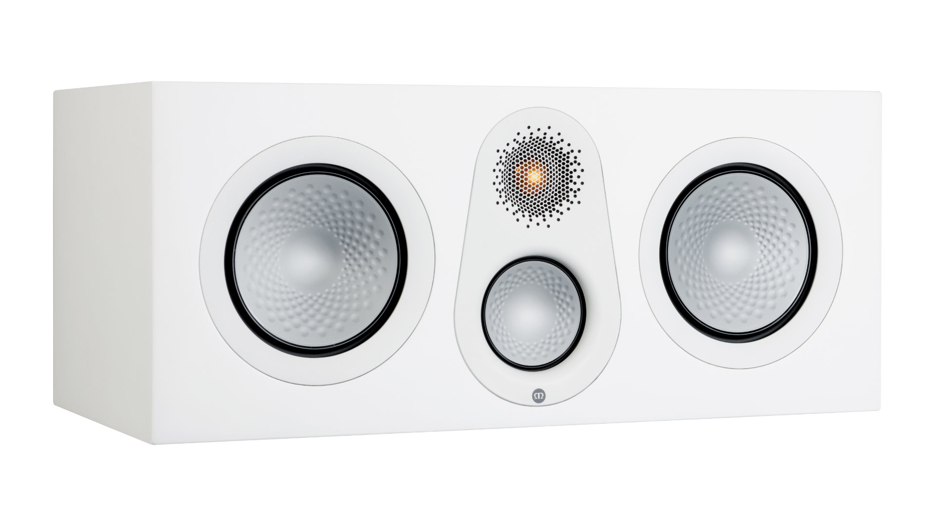 Monitor Audio Center-Lautsprecher Silver C250 7G, Lack Weiß Seidenmatt