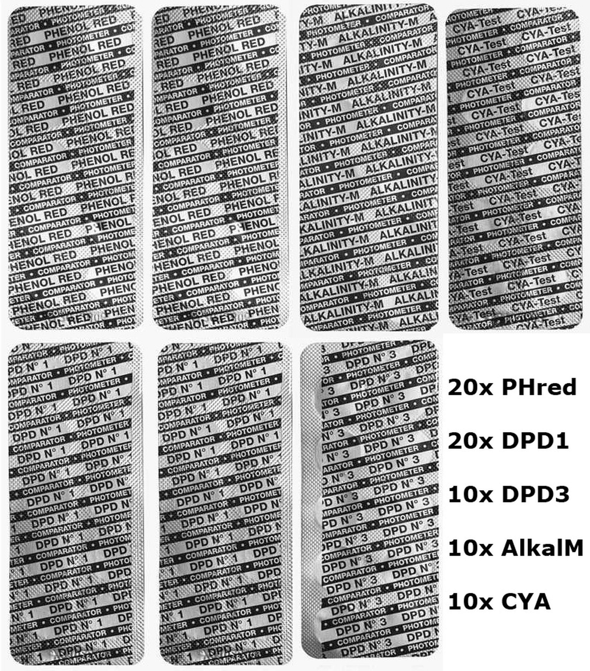 Water I.D. Refill-Mix Photometer Tabletten 70 Stück Test-Set