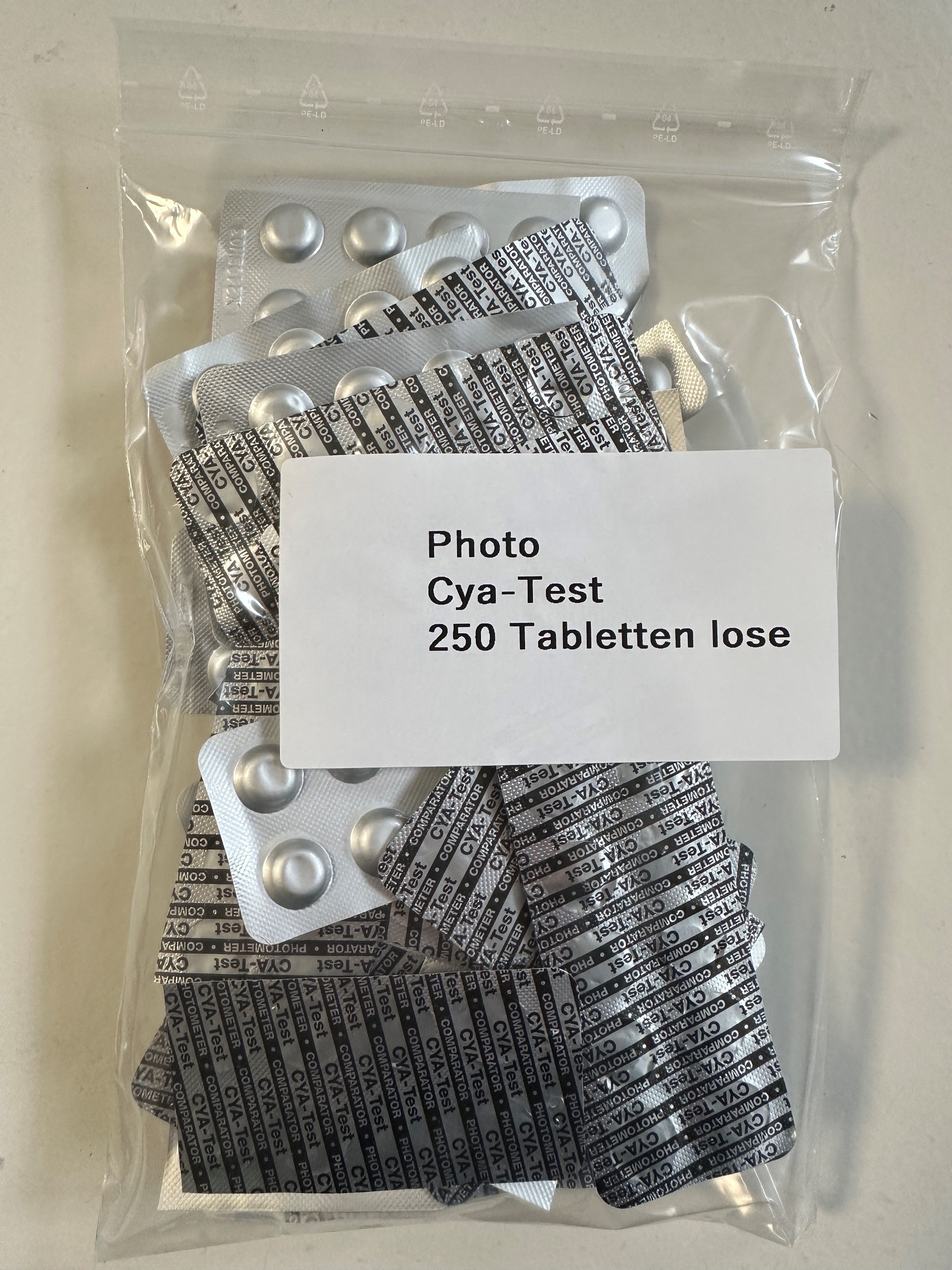 [lose Ware] Testtabletten AlkalM  für Photometer elektrischer Wassertester Made in Germany 250x