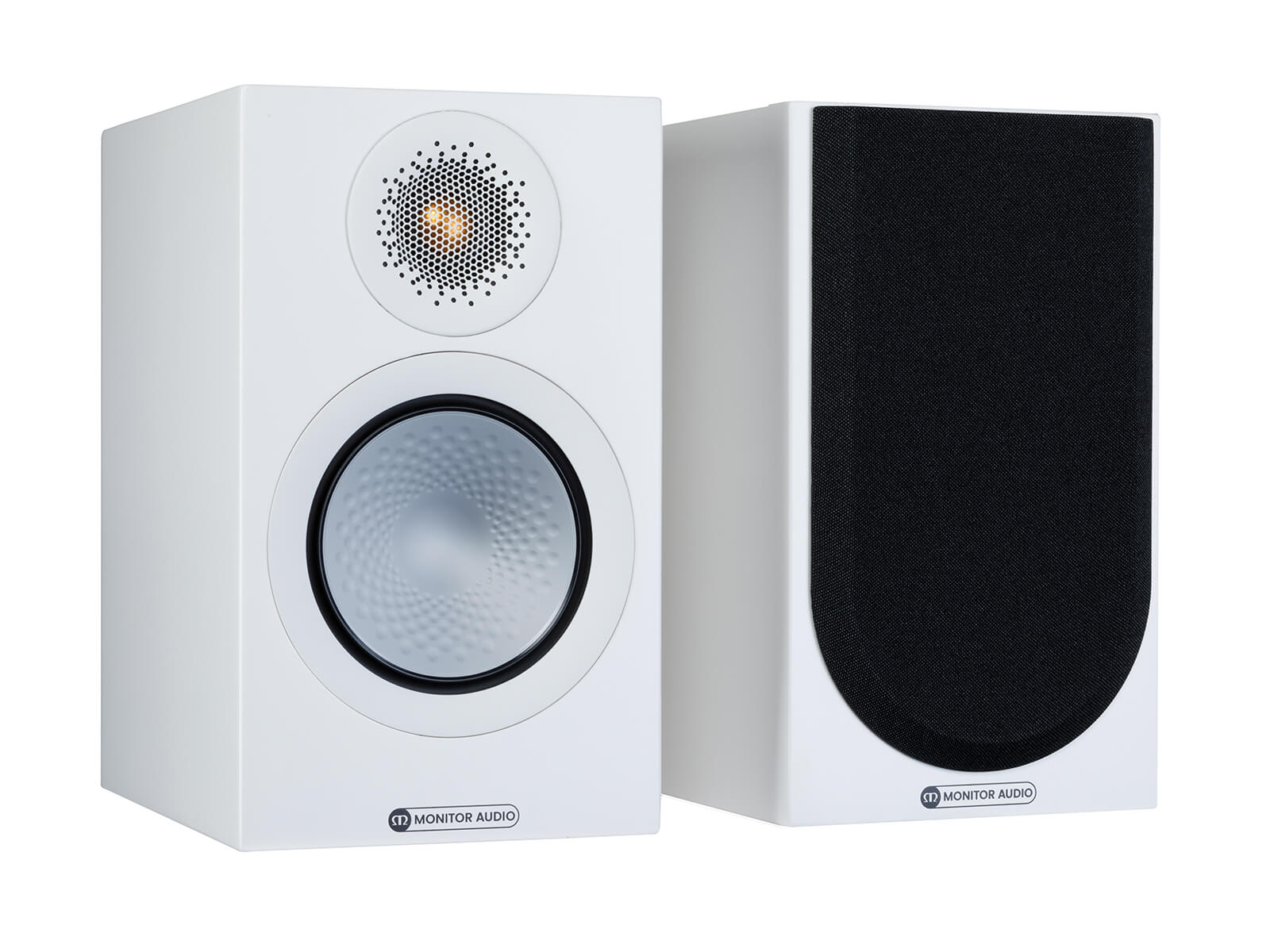 Monitor Audio 2x Kompaktlautsprecher Silver 50 7G, Regallautsprecher, Paar