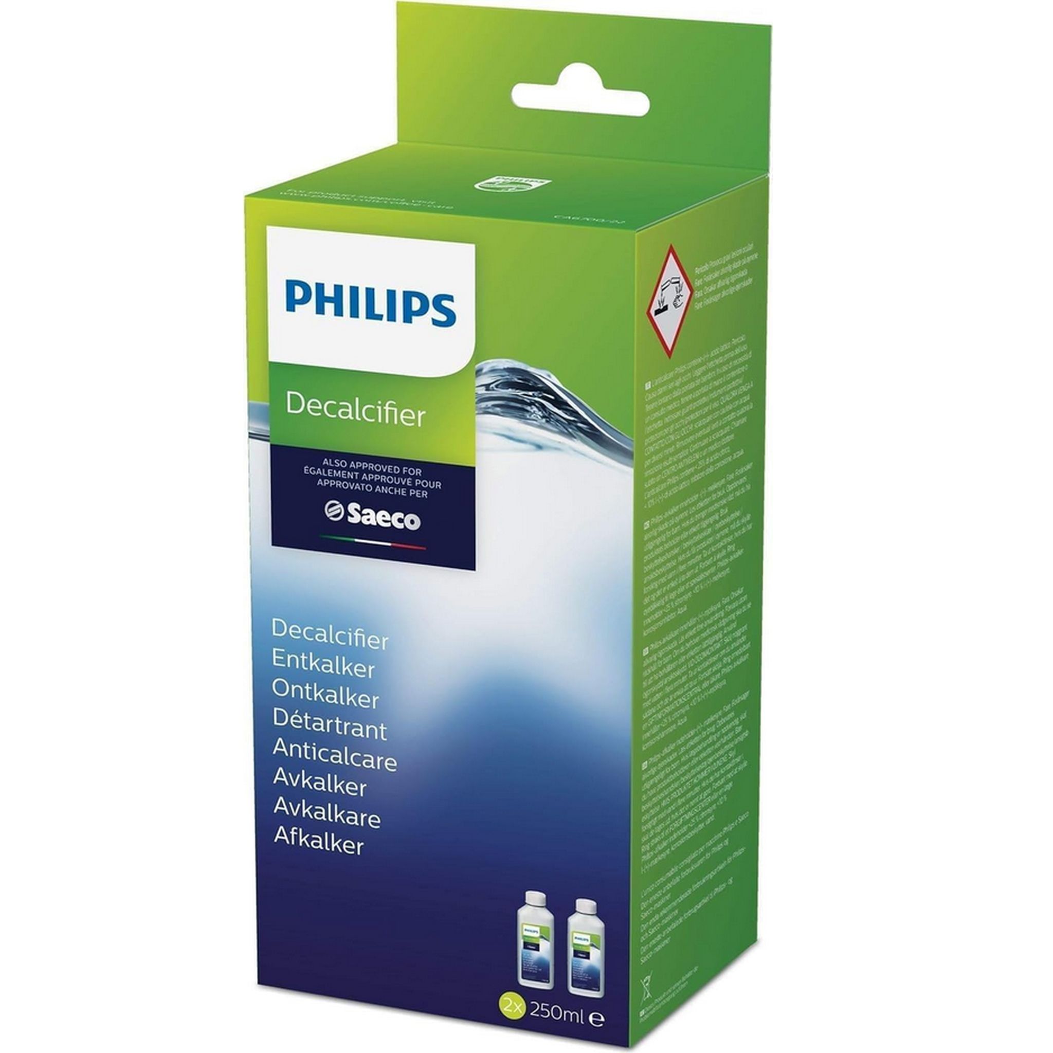 B-Ware Philips Universal Flüssig-Entkalker für Kaffeevollautomaten, Vorteilspack, 0.5 Liter
