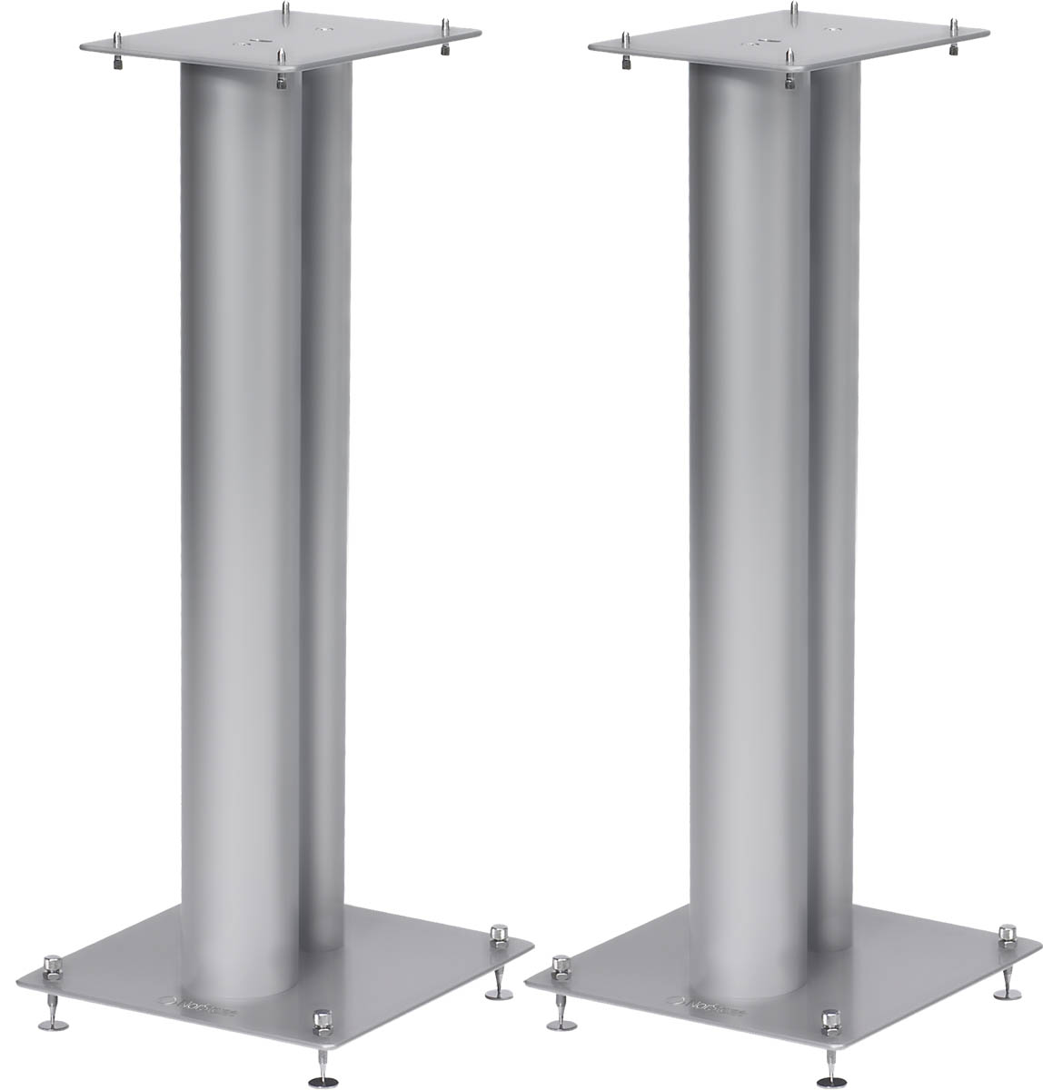 B-Ware NorStone Lautsprecherständer Stylum 2 silber satin (matt) 60cm (Paar)
