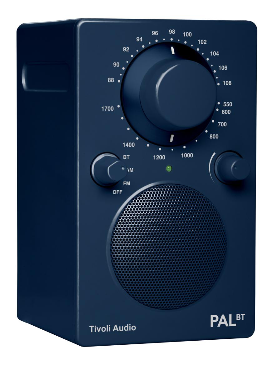 Tivoli Audio PAL BT portables Radio mit Akku (AM/FM/AUX/Bluetooth) blue blau