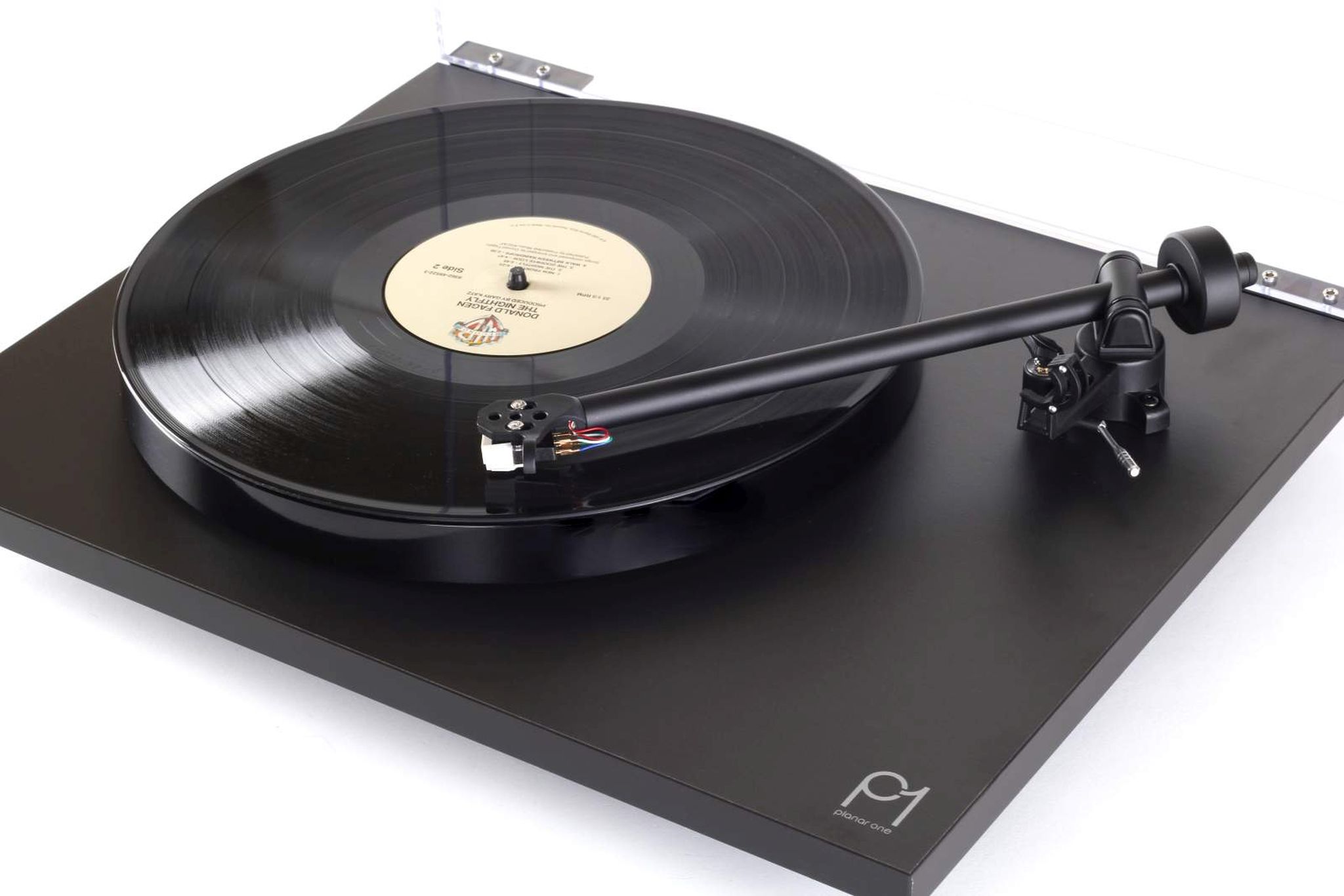 Rega Planar 1 Plattenspieler Schwarz Matt Version 2021
