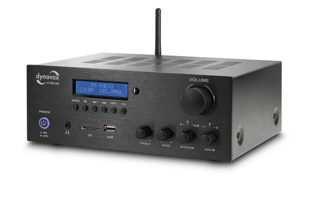Dynavox Stereo Verstärker VT-80 MK schwarz